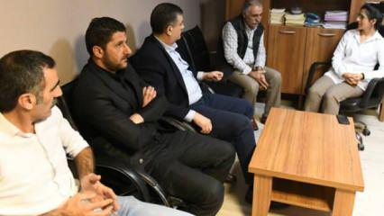 PKK'nin hücre evine dönen HDP ilçe binasını CHP’li belediye başkanı ziyaret etmiş