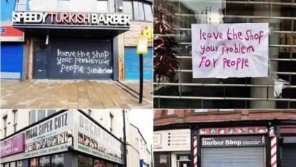 İngiltere'de Türklerin dükkanlarına ırkçı saldırı