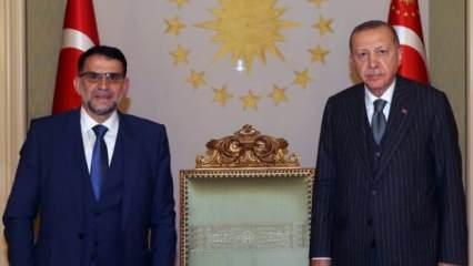 Başkan Erdoğan, Kuzey Makedonya Anayasa Mahkemesi Başkanı Salih Murat’ı kabul etti