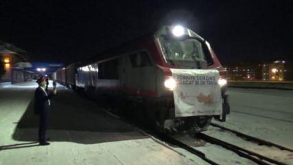 Rusya ve Çin'e gidecek ihracat trenleri Erzurum'a ulaştı