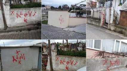 Yalova'da bazı evlerin duvarlarına yazılan yazılarla ilgili soruşturma başlatıldı