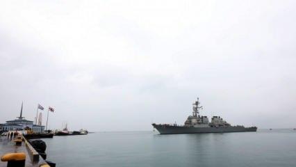 ABD savaş gemisi Batum Limanı'na demir attı