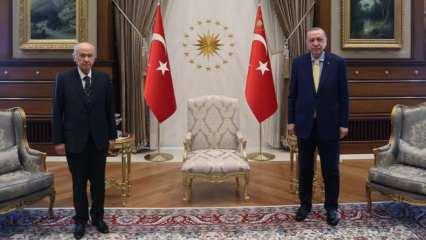 Erdoğan ile Bahçeli'den yeni anayasa görüşmesi