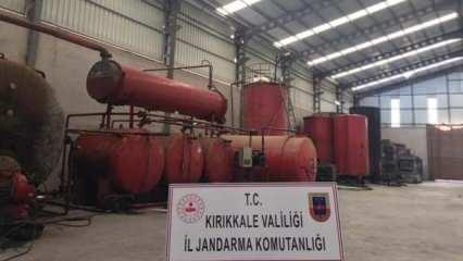 Kırıkkale'de 30 bin litre kaçak akaryakıt ele geçirildi