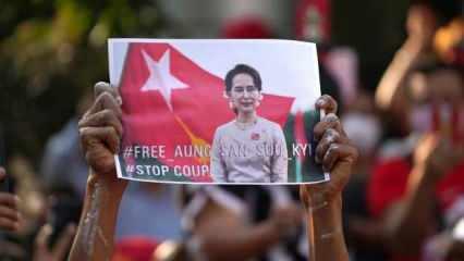 Myanmar lideri Suu Çii için 'serbest bırakılsın' çağrısı