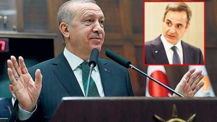 Erdoğan sert sözlerle yerden yere vurmuştu! Miçotakis'ten cevap