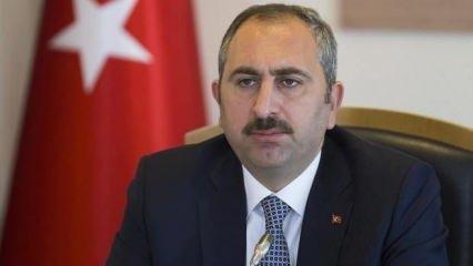 Adalet Bakanı Gül'den YÖK'e teşekkür mesajı