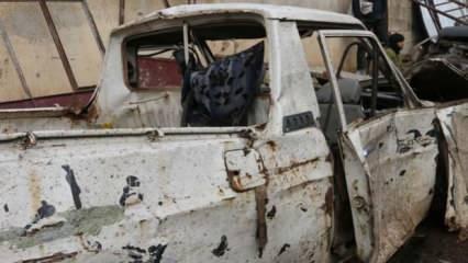 Afrin'de bombalı terör saldırısı: 1 ölü, 4 yaralı