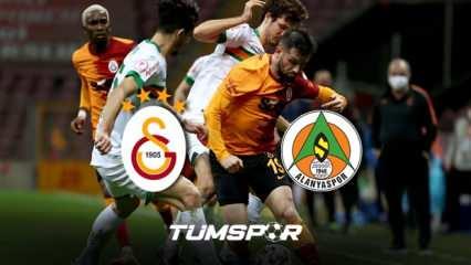 Galatasaray Alanyaspor maçı A Spor geniş özeti ve golleri! | GS kupaya veda etti