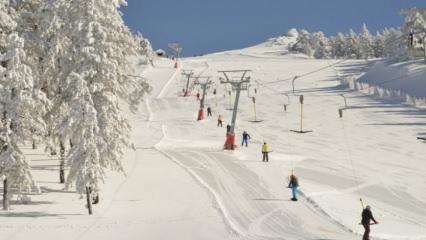 Murat Dağı Termal Kayak Merkezi kış turizminin gözdesi oldu