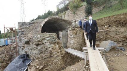 Tarihi Sadabad Sarnıcı Kağıthane Belediye Başkanı Mevlüt Öztekin'in talimatıyla ihya ediliyor!