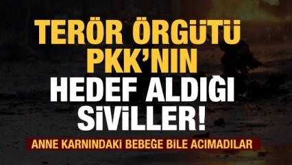 Terör örgütü PKK'nın hedef aldığı siviller! Bebek. çocuk, öğretmen, genç, yaşlı....