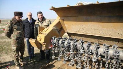 Yerli mayın temizleme aracı 'MEMATT' Azerbaycan'da tüm testleri geçti	