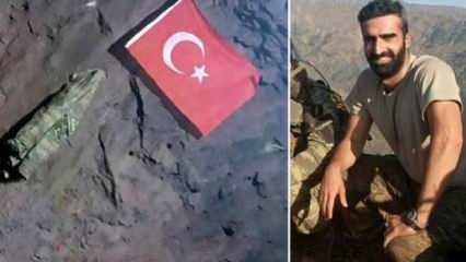 Gara'da şehit düşen Yüzbaşı Coşkun, PKK elebaşı Karayılan'ın mağarasına Türk bayrağı asmış