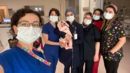 Erzurum'da Afgan annenin hastanede bıraktığı bebeğe sağlıkçılar sahip çıktı