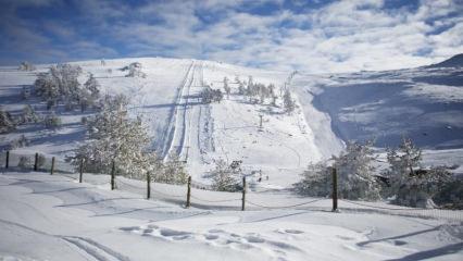 Kayak merkezlerinde en fazla kar kalınlığı Kartalkaya'da