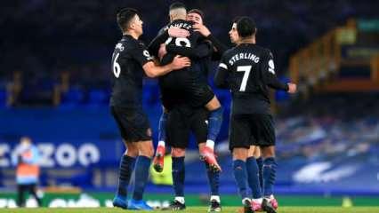 Manchester City, Everton'ı deplasmanda 3 golle geçti