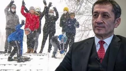 Son dakika: İstanbul dahil onlarca ilde yüz yüze eğitime kar engeli