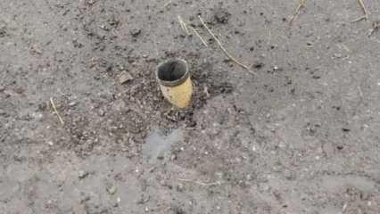 Teröristlerin attığı roket Çukurca'daki köye düştü