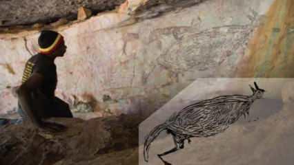 Avustralya'nın en eski kaya çizimi keşfedildi
