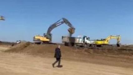 Azerbaycan işgalden kurtardığı Fuzuli'de havalimanı inşaatına başladı