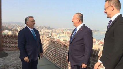 Bakan Çavuşoğlu, Macaristan Başbakanı Orban ile görüştü