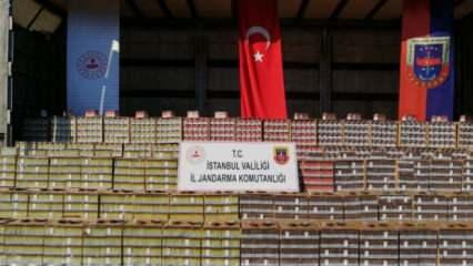Başakşehir'de kaçak puro operasyonu: 8 milyonluk puro ele geçirildi