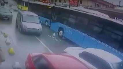 Beykoz'da iki özel halk otobüsü kafa kafaya çarpıştı