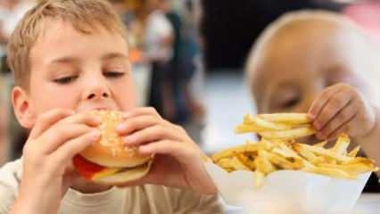 Çocuklarda fast food tüketimine dikkat! Demir eksikliğine yol açıyor