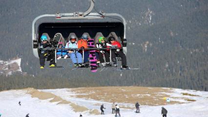 Ilgaz Dağı kayak severleri ağırlamaya devam edecek 