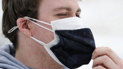 Koronavirüse karşı çift maske kullanımda 'sivilce' tehlikesi!