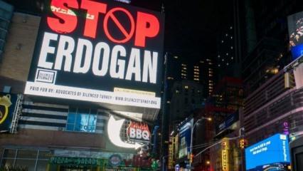 New York sokaklarında skandal Erdoğan reklamları!