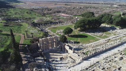 Pandemide güvenli turizmin adresi Efes Antik Kenti oldu
