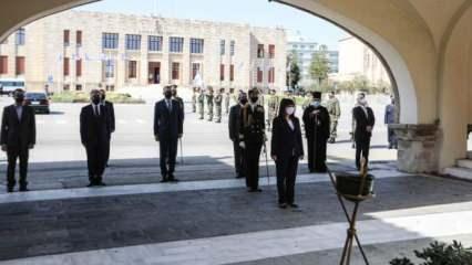 Rodos'u ziyaret eden Yunanistan Cumhurbaşkanına ayakkabı tepkisi