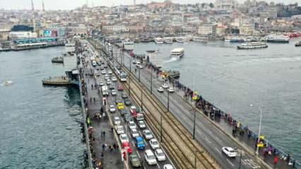 Son dakika: İstanbul'da trafik yoğunluğu yüzde 78