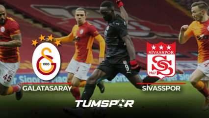 Galatasaray Sivasspor maçı geniş özeti ve golleri (BeIN Sports) | Yiğido'dan Aslan'a çelme!