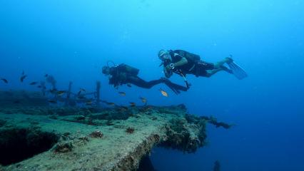 Türkiye'nin mavi derinliklerinde en güzel dalış rotaları