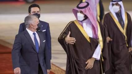 Ürdün Kralı ile Suudi Arabistan Veliaht Prens görüştü
