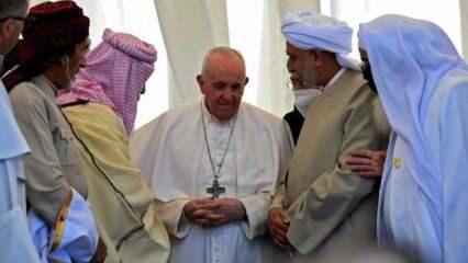 Yeniden Refah Partisi'nden Papa'nın ziyaretine dikkat çeken yorum!