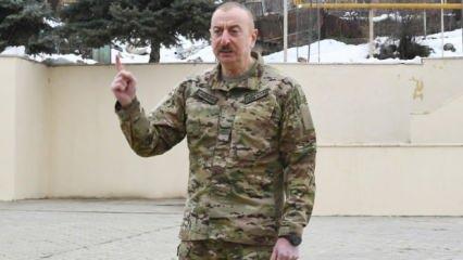 Azerbaycan Cumhurbaşkanı Aliyev,  işgalden kurtarılan Hadrut ve Şuşa'ya gitti 