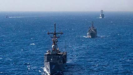 Mısır ve ABD donanmaları Kızıldeniz'de ortak tatbikat yaptı