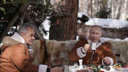 Putin, hafta sonu tatilinde Savunma Bakanı ile Sibirya’da