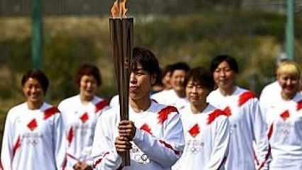 2020 Tokyo Olimpiyatları'nın Japonya'daki meşale turu, Fukuşima'da başladı