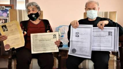 Elazığ'da bir steteskopla 62 yıl doktorluk yapan çift: Şimdiki sağlık imkanları çok iyi!