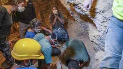 İsrail’deki “korku mağarası”nda 6 bin yıllık çocuk iskeleti bulundu