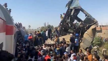 Mısır'da iki tren çarpıştı: En az 32 ölü, 165 yaralı