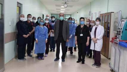 Sakarya'da hastane çalışanı koronavirüsü 75 günde yendi