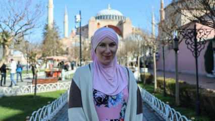 İngiliz turist Sultanahmet Camisi'ne girdi Müslüman oldu!