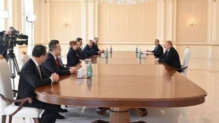 Bakan Pekcan, Azerbaycan Cumhurbaşkanı Aliyev tarafından kabul edildi