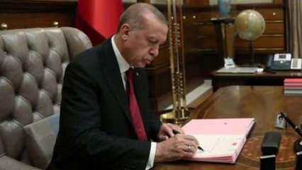 Cumhurbaşkanı Erdoğan tarafından yapılan atamalar Resmi Gazete'de yayımlandı